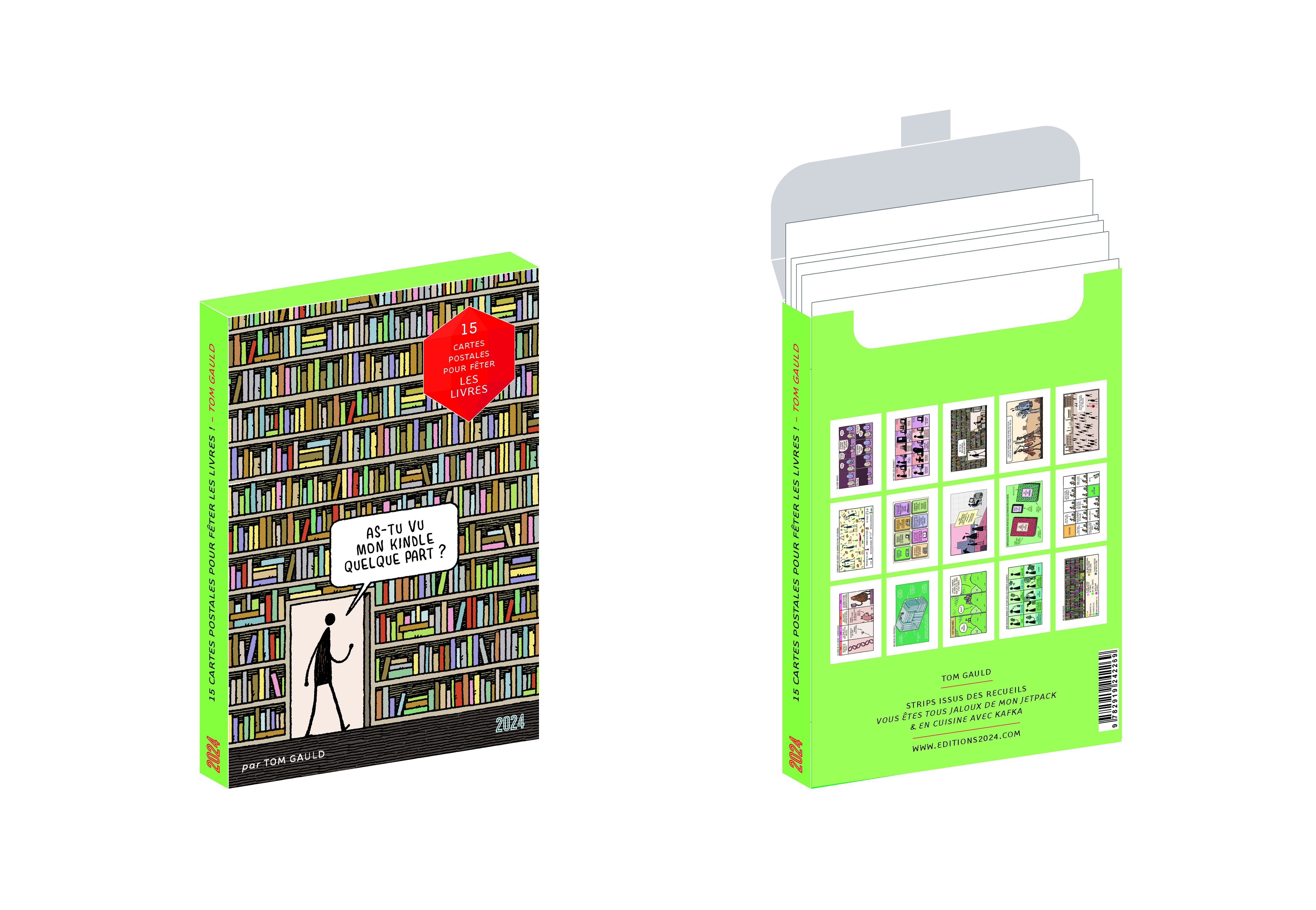 15 cartes postales pour fêter les livres