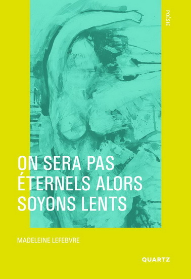 ON NE SERA PAS ETERNELS ALORS SOYONS LENTS