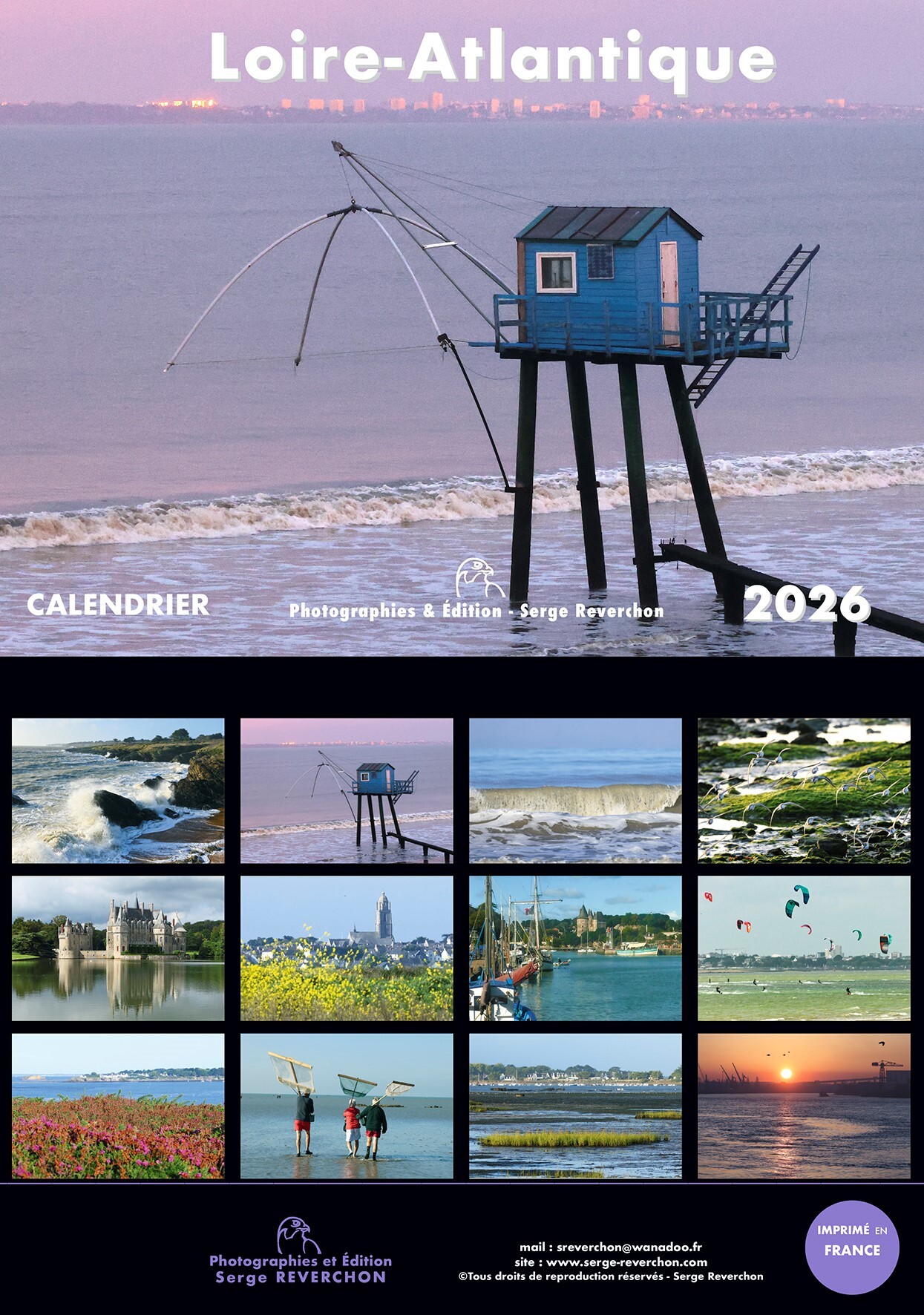 CALENDRIER LOIRE-ATLANTIQUE 2026 (REVERCHON)