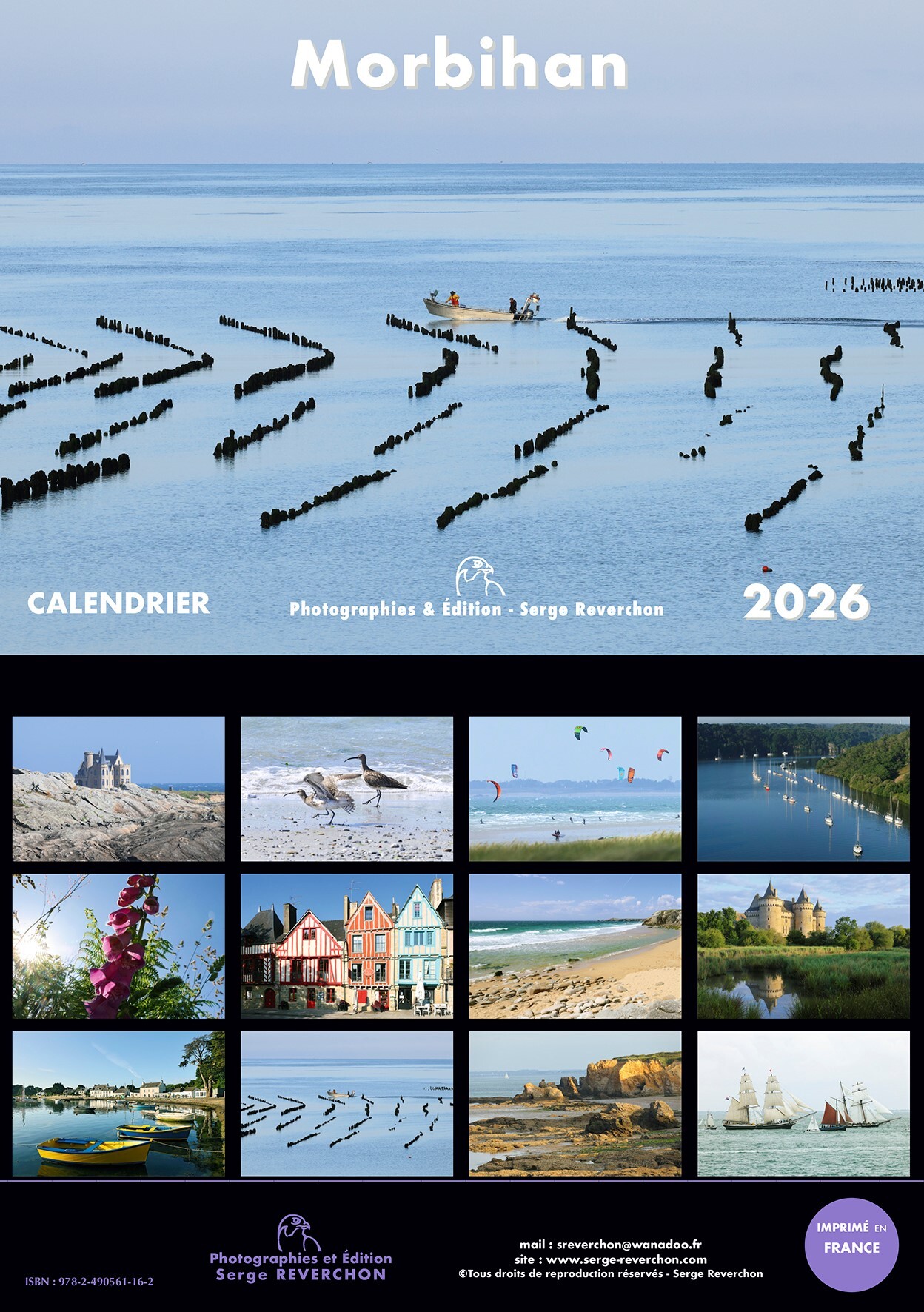 CALENDRIER MORBIHAN 2026 (REVERCHON)