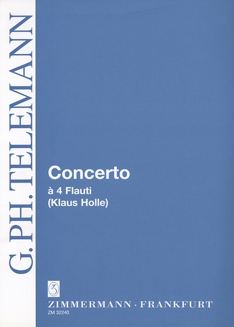 Concerto à 4 Flauti en ut majeur