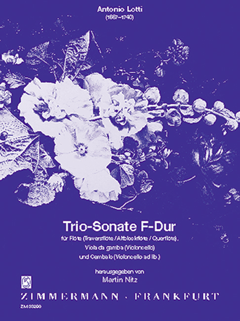 Sonate en trio en fa majeur