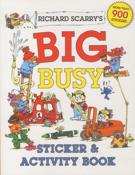 Richard Scarry's Big Busy Sticker and Activity Book