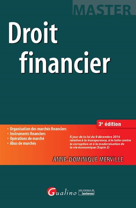 DROIT FINANCIER - 3ÈME ÉDITION