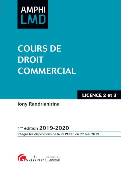 Cours de Droit commercial