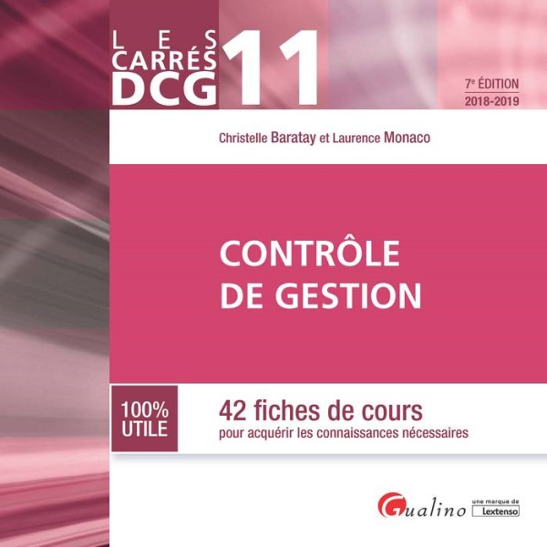 DCG 11 - CONTROLE DE GESTION 7EME ED