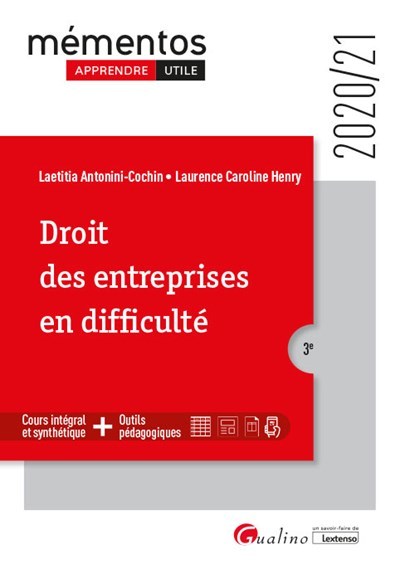 Droit des entreprises en difficulté