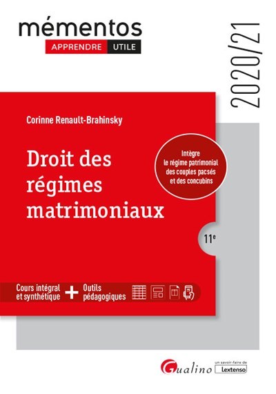 Droit des régimes matrimoniaux