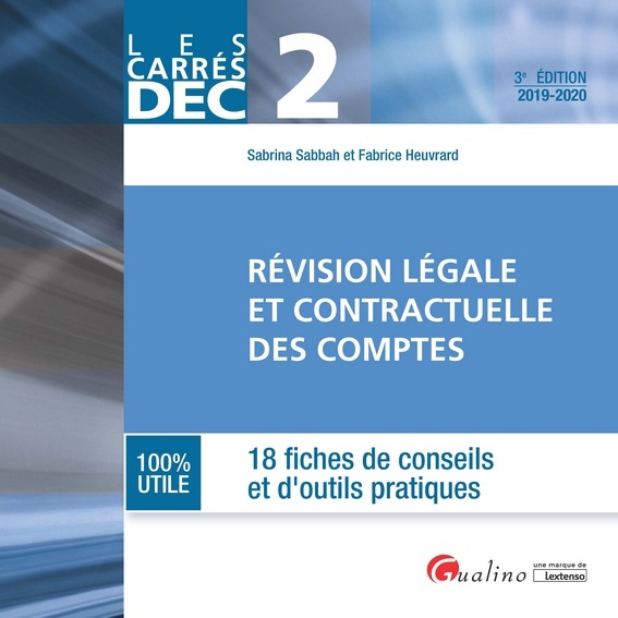 DEC 2-REVISION LEGALE ET CONTRACTUELLE DES COMPTES-3EME EDITION