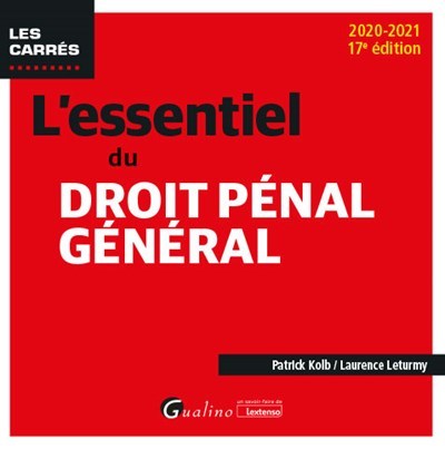 L'essentiel du droit pénal général