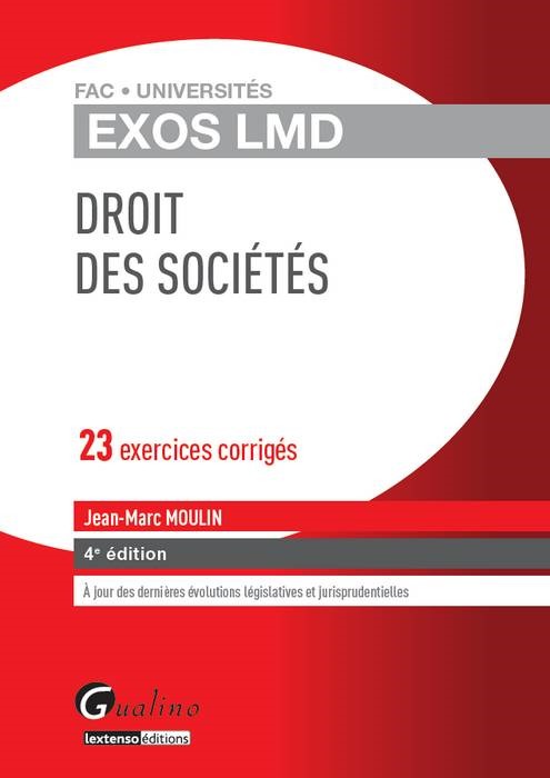 EXOS LMD - DROIT DES SOCIÉTÉS - 4ÈME ÉDITION