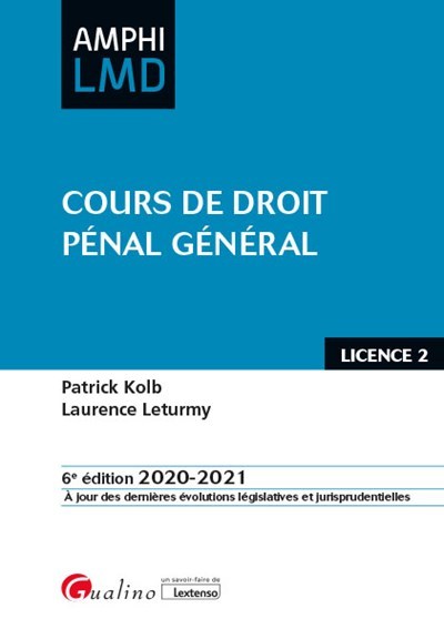 Cours de droit pénal général