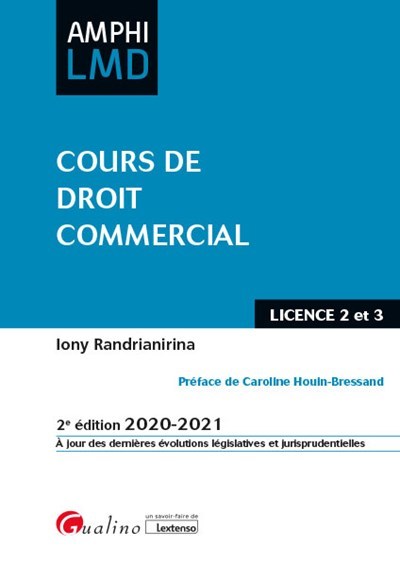 Cours de Droit commercial