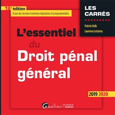 L'essentiel du Droit pénal général