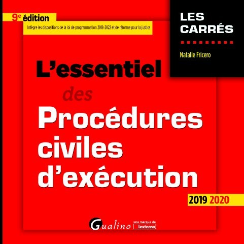 L'essentiel des procédures civiles d'exécution