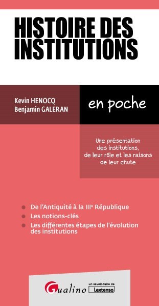 Histoire des institutions