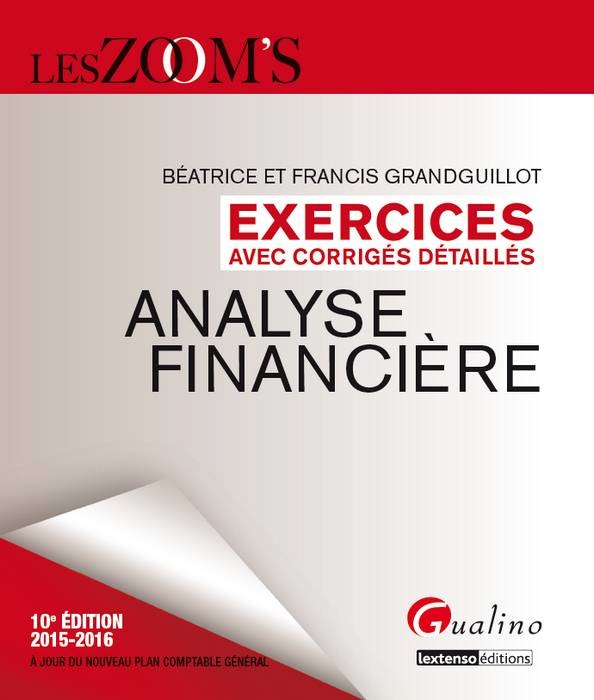 Analyse financière exercices avec corrigés détaillés