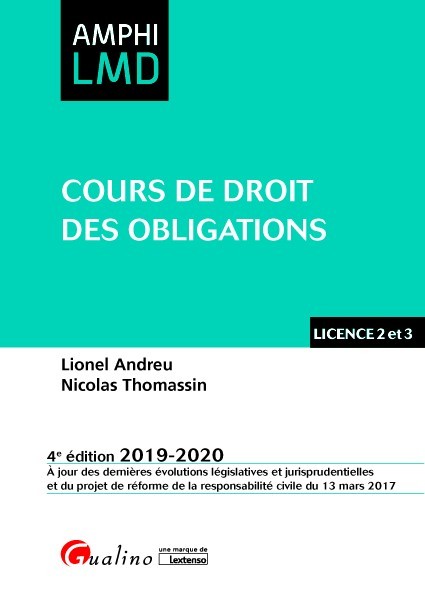 Cours de droit des obligations