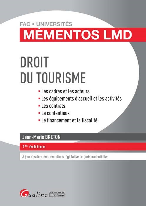 DROIT DU TOURISME