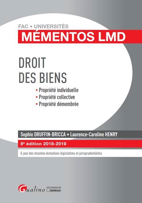 DROIT DES BIENS - 8EME EDITION