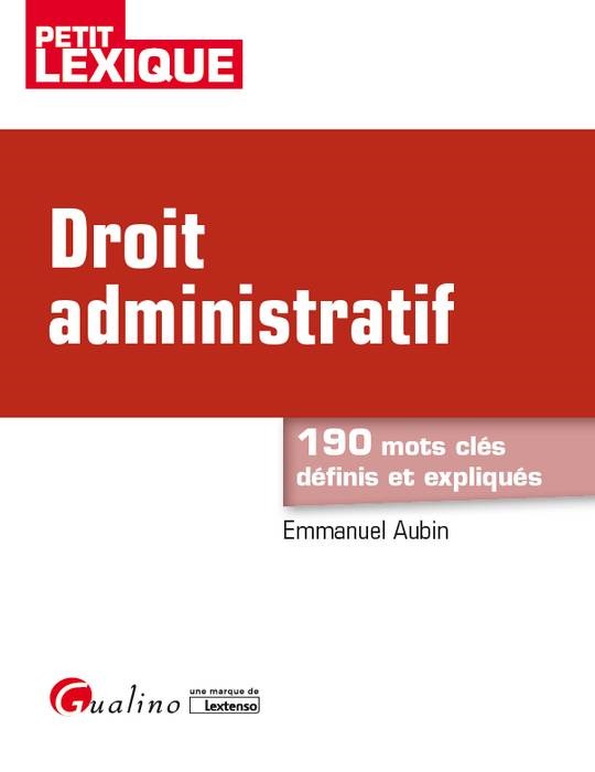 DROIT ADMINISTRATIF 2EME EDITION