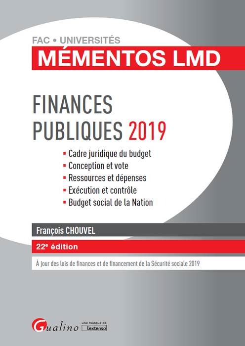 FINANCES PUBLIQUES 2019 - 22EME EDITION
