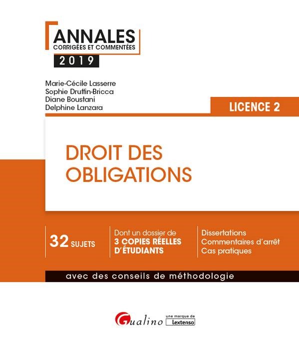 DROIT DES OBLIGATIONS - L2 - 3EME EDITION