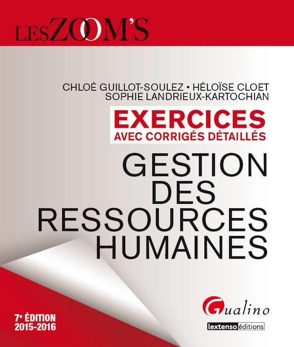 Gestion des ressources humaines exercices avec corrigés détaillés