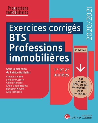 Exercices corrigés BTS Professions immobilières