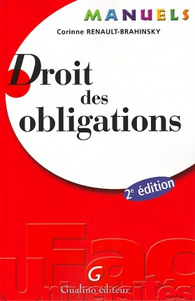 MANUEL - DROIT DES OBLIGATIONS - 2ÈME ÉDITION