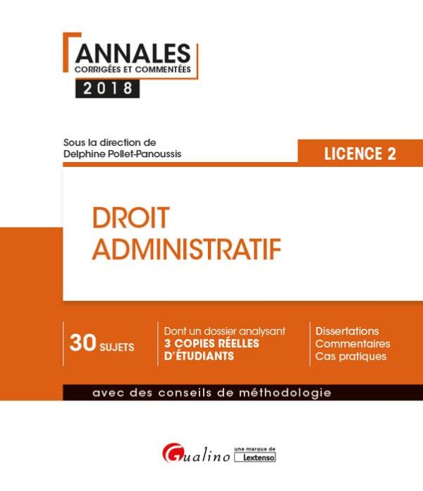 DROIT ADMINISTRATIF - L2 2EME EDITION