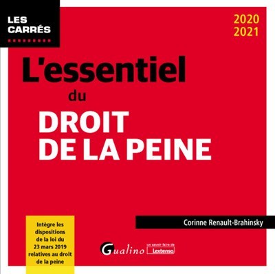 L'essentiel du droit de la peine
