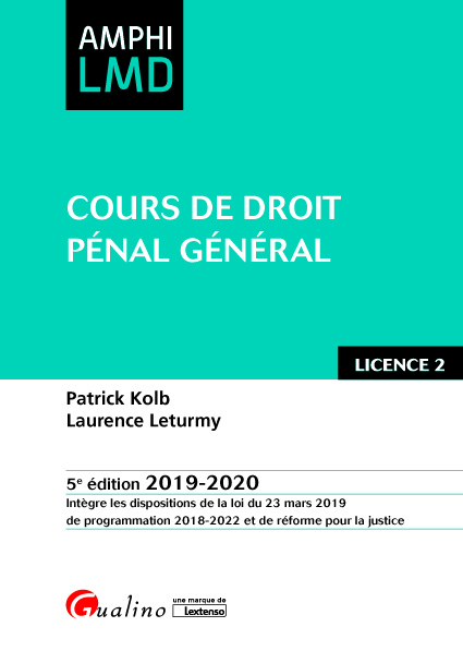 Cours de Droit pénal général
