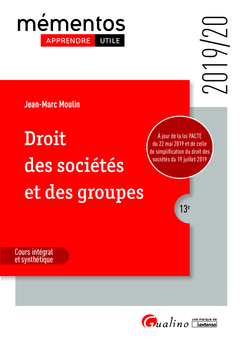 Droit des sociétés et des groupes