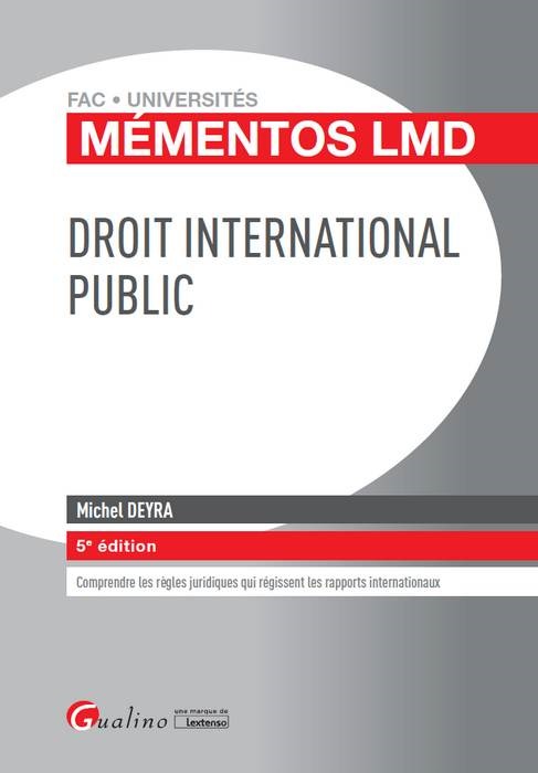 DROIT INTERNATIONAL PUBLIC - 5ÈME ÉDITION