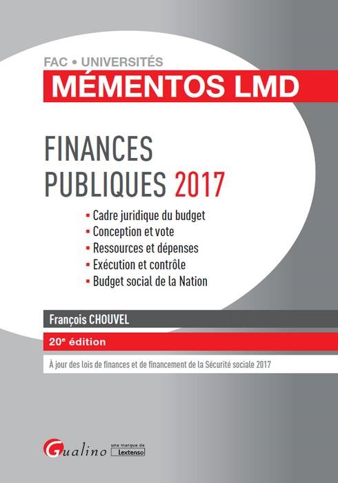 FINANCES PUBLIQUES 2017 - 20ÈME ÉDITION