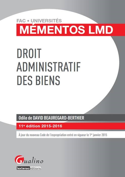 Droit administratif des biens