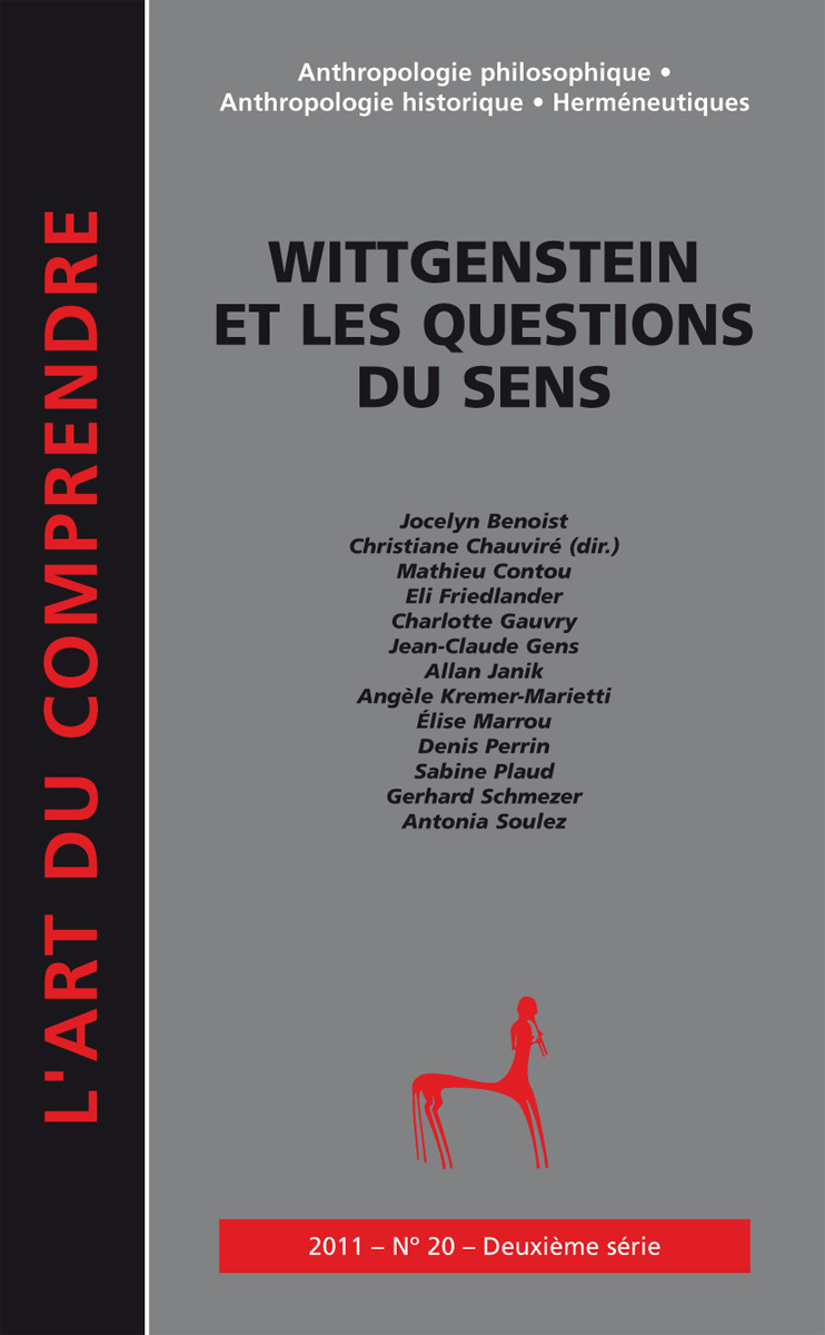 WITTGENSTEIN ET LES QUESTIONS DU SENS