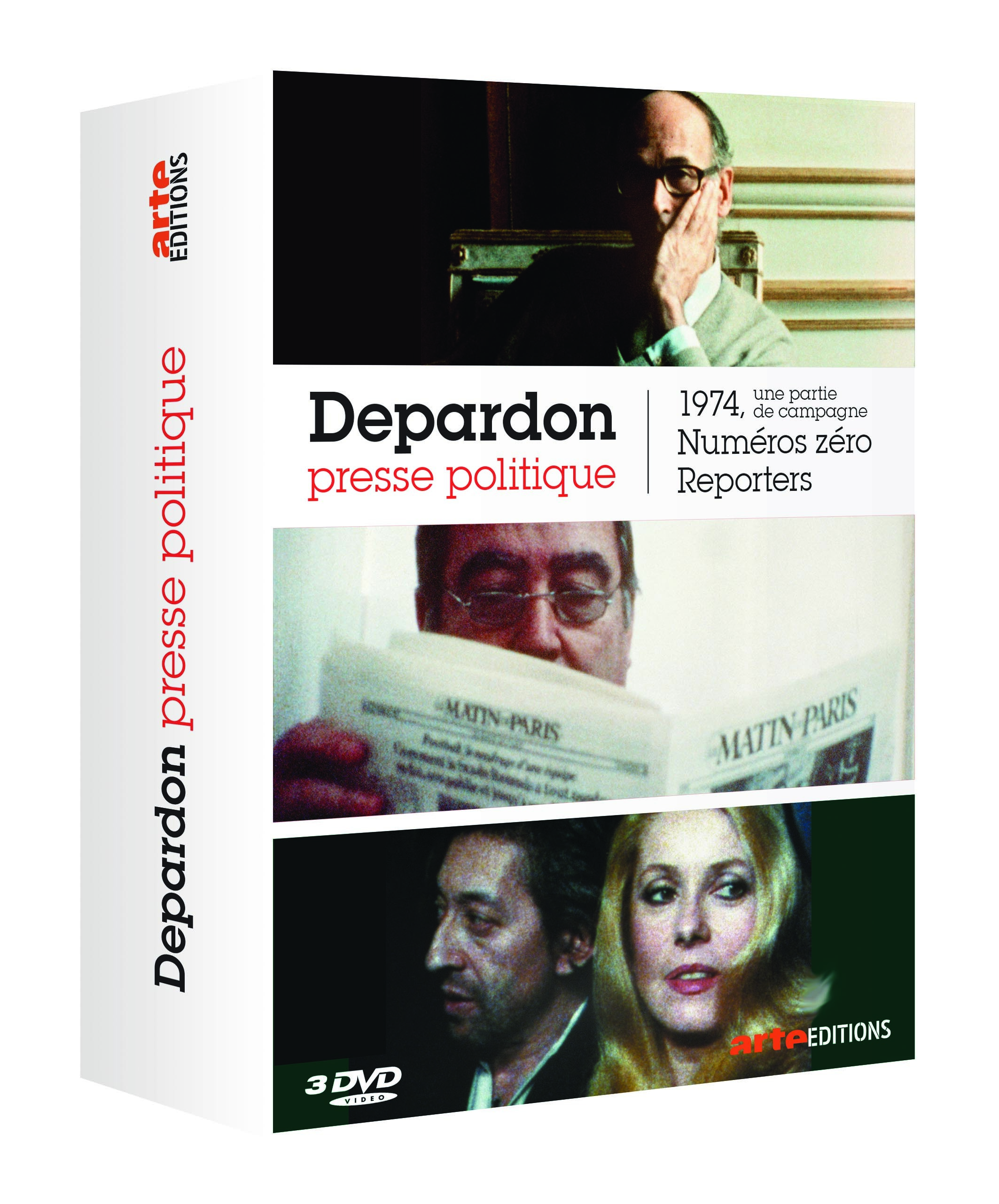 DEPARDON PRESSE/POLITIQUE - 3 DVD