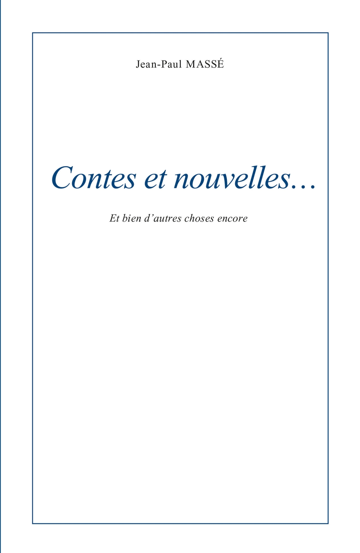 Contes et nouvelles
