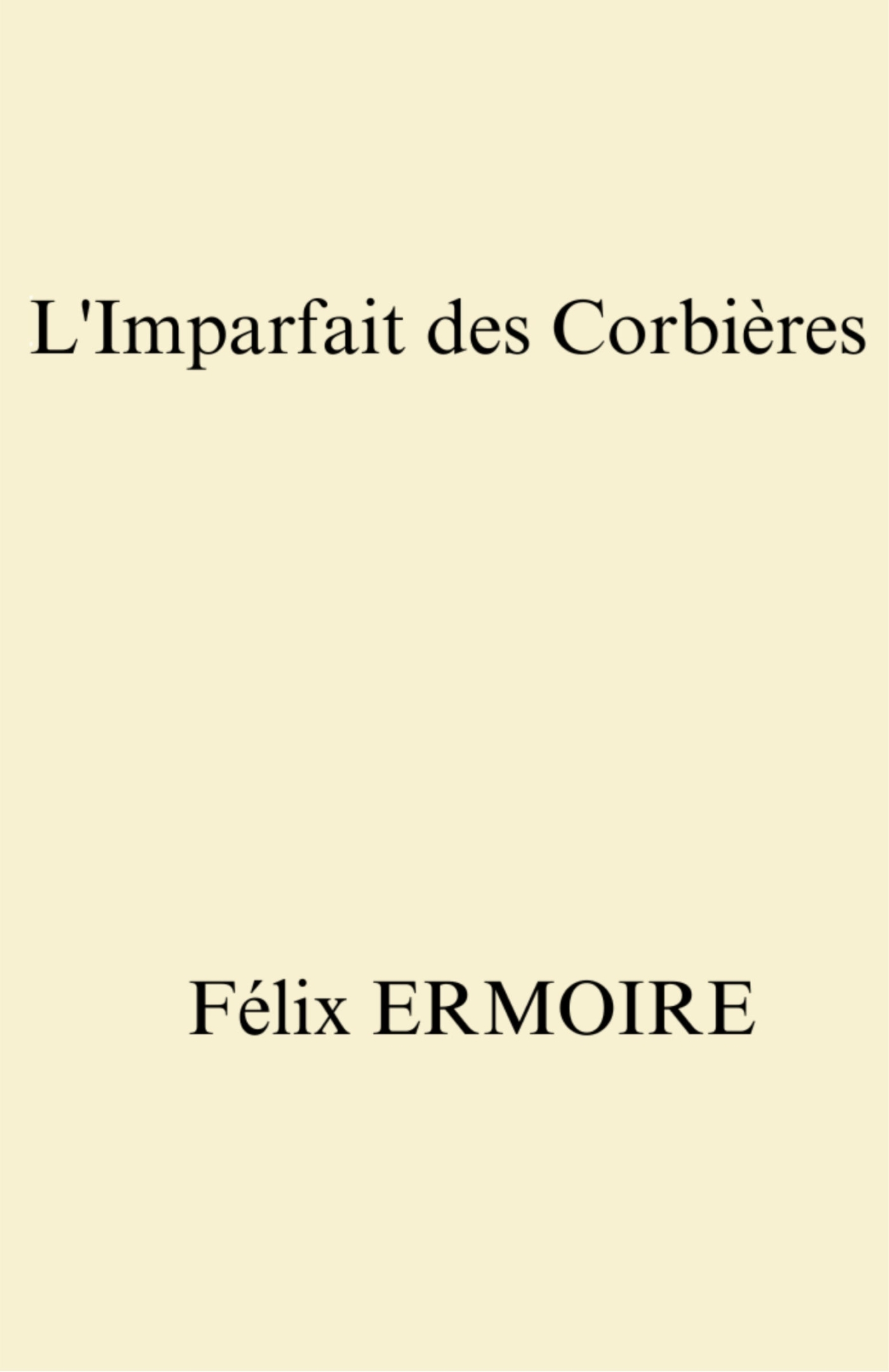 L'Imparfait des Corbières