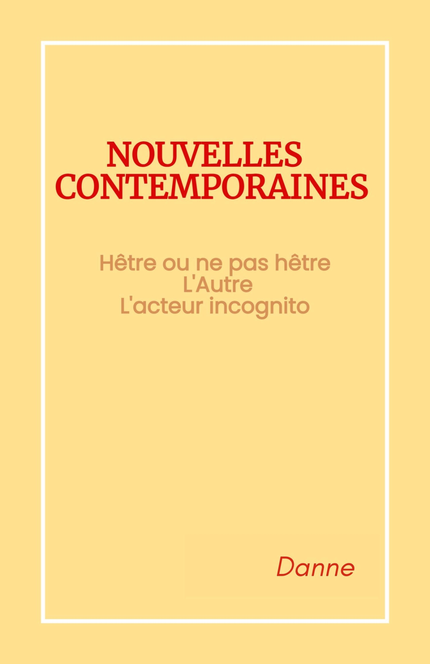 Nouvelles contemporaines