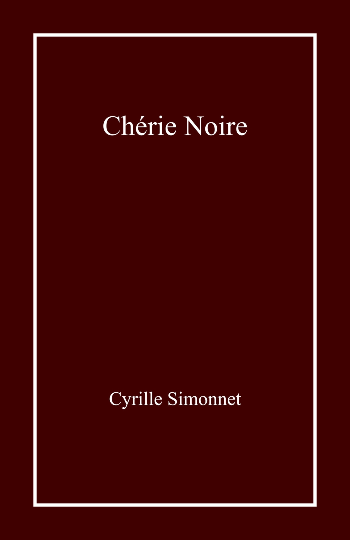 Chérie noire