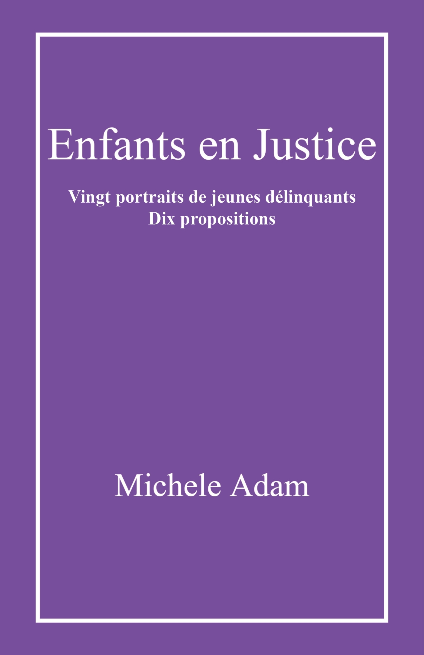 Enfants en justice