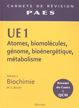 UE1 BIOCHIMIE VOL2 PACES