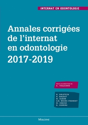 annales corrigees de l'internat en odontologie 2017-2019