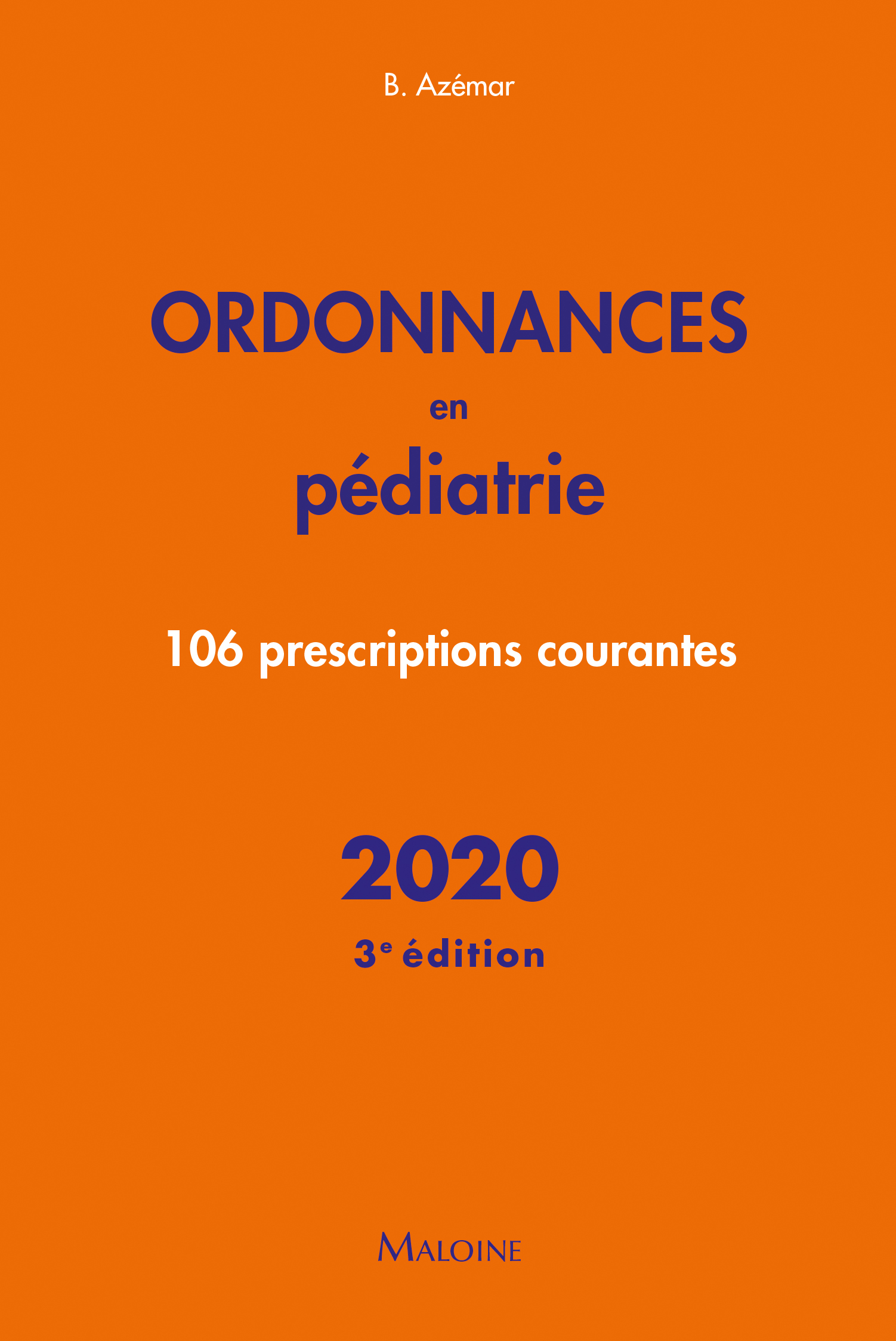 ordonnances en pediatrie 2020, 3e ed.