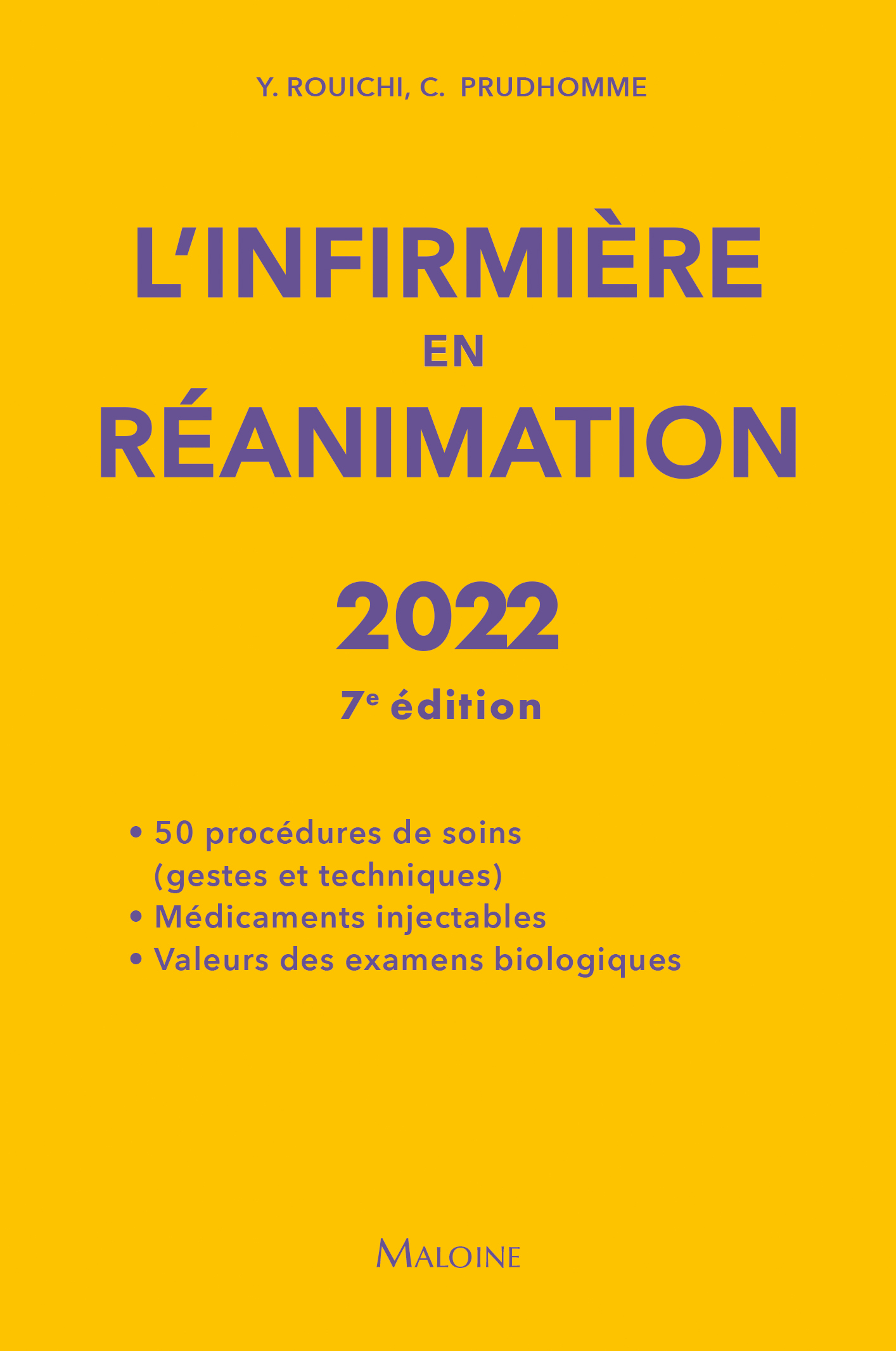 L'infirmiere en reanimation, 7e ed.