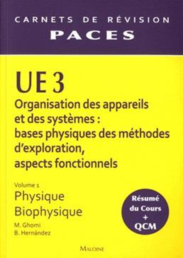 UE3 PHYSIQUE  BIOPHYSIQUEV1PACES