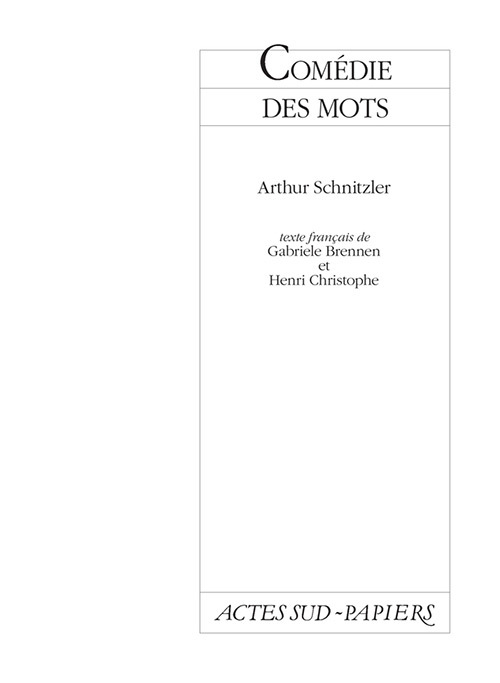 Comedie Des Mots